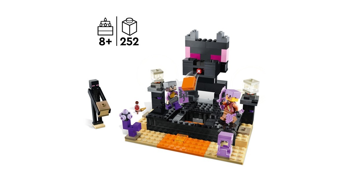 LEGO 21242 Minecraft Die End-Arena, Konstruktionsspielzeug