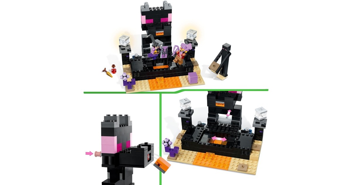 LEGO 21242 Minecraft Die End-Arena, Konstruktionsspielzeug