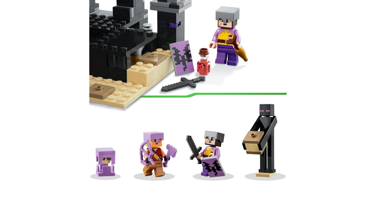 LEGO 21242 Minecraft Die End-Arena, Konstruktionsspielzeug