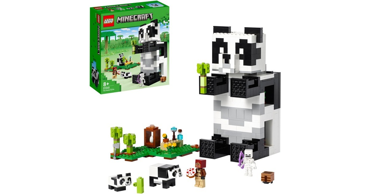 LEGO 21245 Minecraft Das Pandahaus, Konstruktionsspielzeug