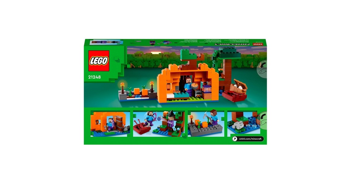 LEGO 21248 Minecraft Die Kürbisfarm, Konstruktionsspielzeug