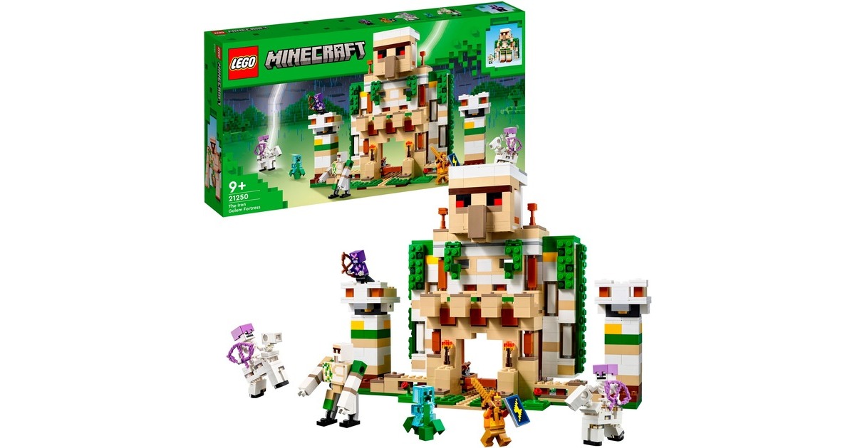 LEGO 21250 Minecraft Die Eisengolem-Festung, Konstruktionsspielzeug