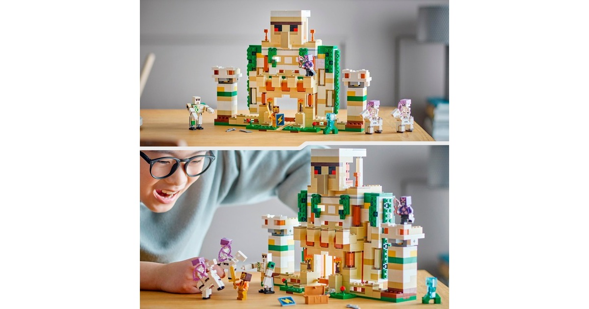 LEGO 21250 Minecraft Die Eisengolem-Festung, Konstruktionsspielzeug
