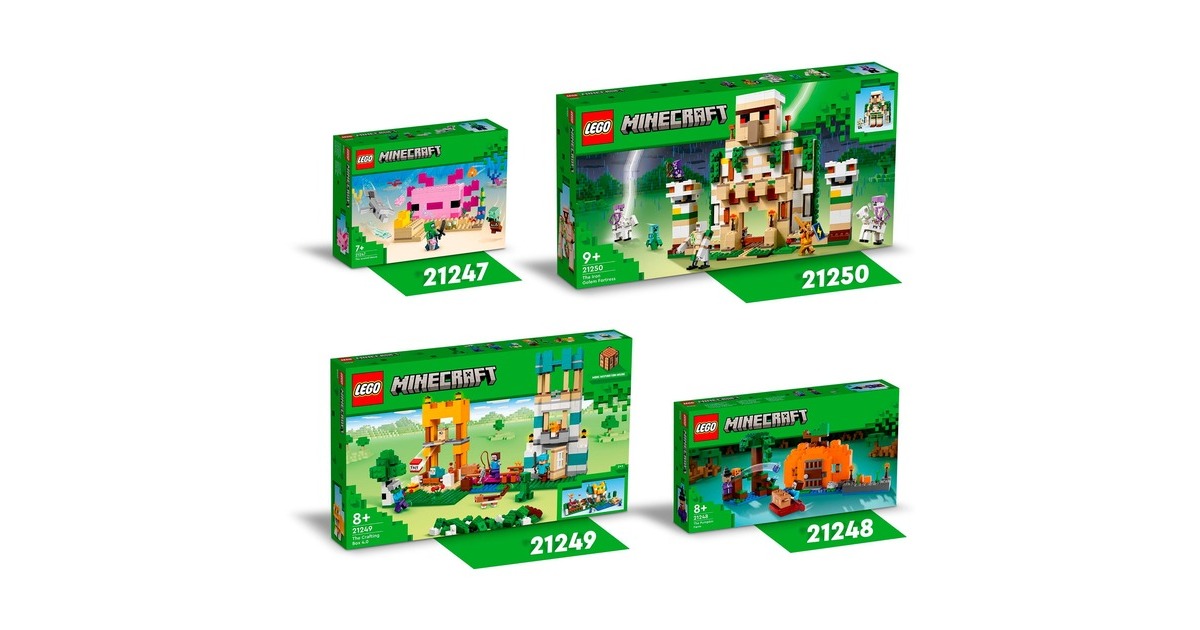 LEGO 21250 Minecraft Die Eisengolem-Festung, Konstruktionsspielzeug