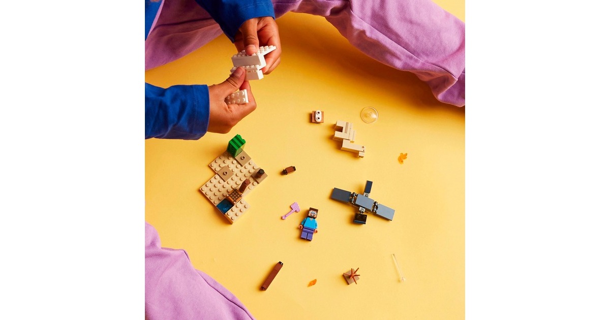 LEGO 21251 Minecraft Steves Wüstenexpedition, Konstruktionsspielzeug