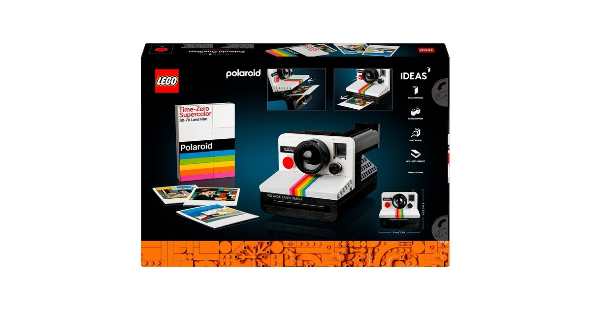 LEGO 21345 Ideas Polaroid OneStep SX-70 Sofortbildkamera, Konstruktionsspielzeug