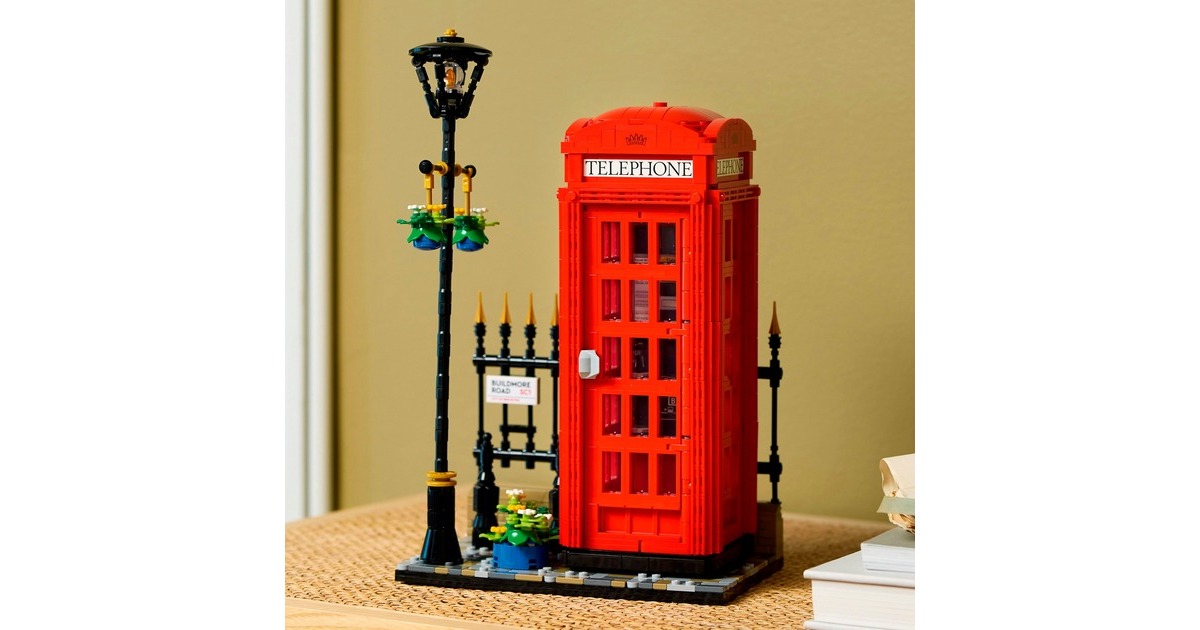 LEGO 21347 Ideas Rote Londoner Telefonzelle, Konstruktionsspielzeug