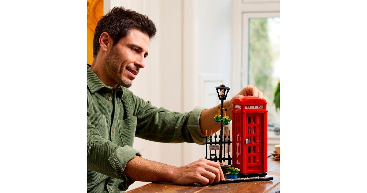 LEGO 21347 Ideas Rote Londoner Telefonzelle, Konstruktionsspielzeug