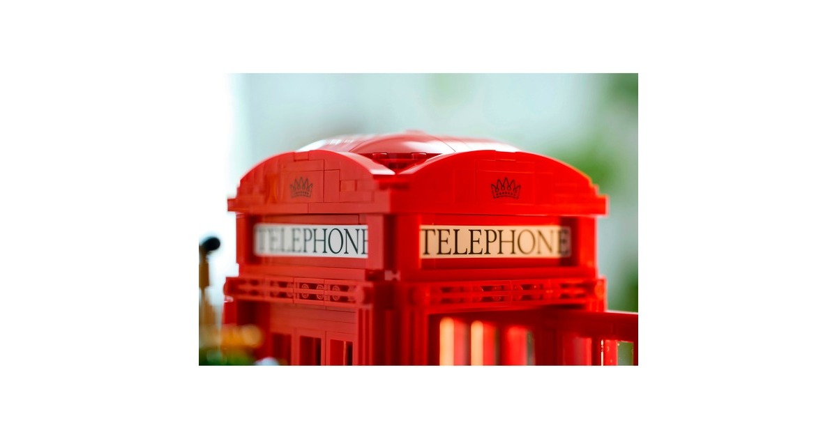 LEGO 21347 Ideas Rote Londoner Telefonzelle, Konstruktionsspielzeug