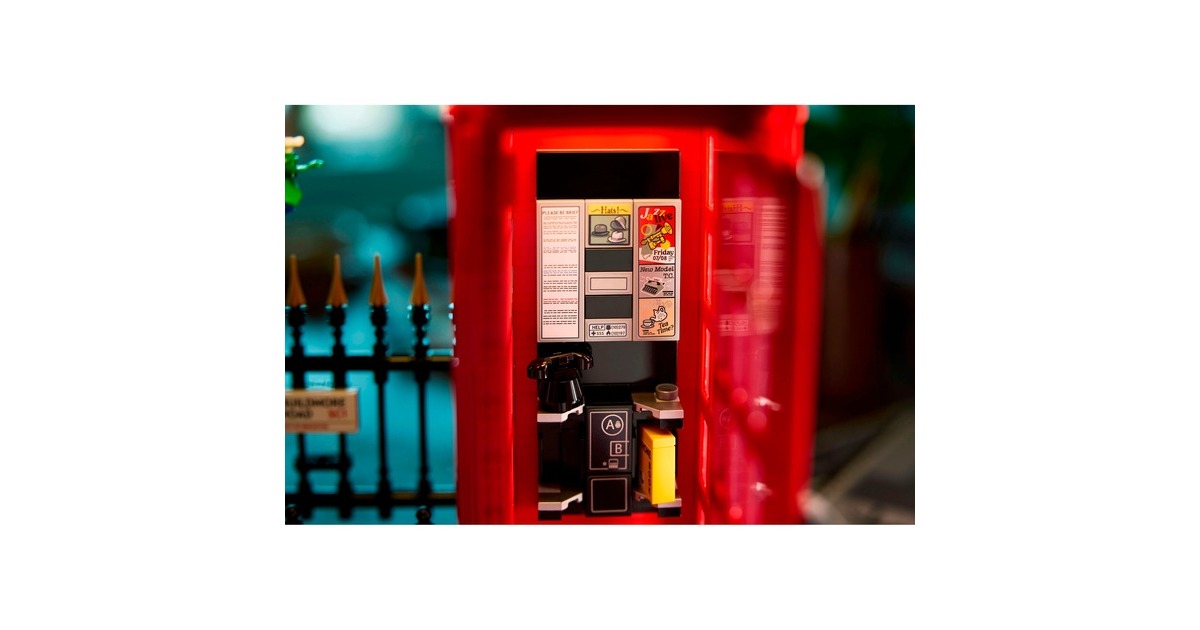 LEGO 21347 Ideas Rote Londoner Telefonzelle, Konstruktionsspielzeug