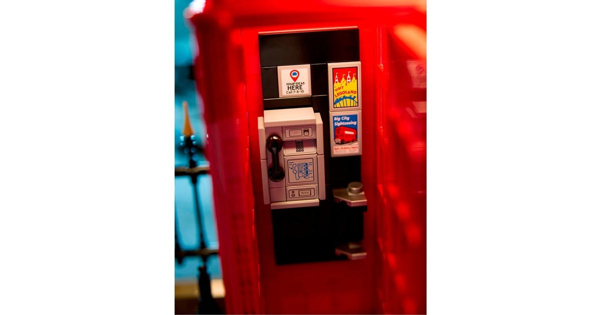 LEGO 21347 Ideas Rote Londoner Telefonzelle, Konstruktionsspielzeug
