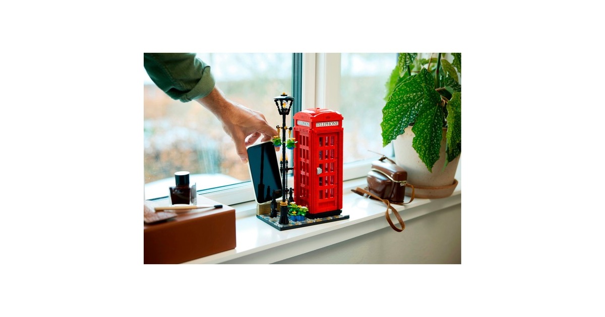 LEGO 21347 Ideas Rote Londoner Telefonzelle, Konstruktionsspielzeug