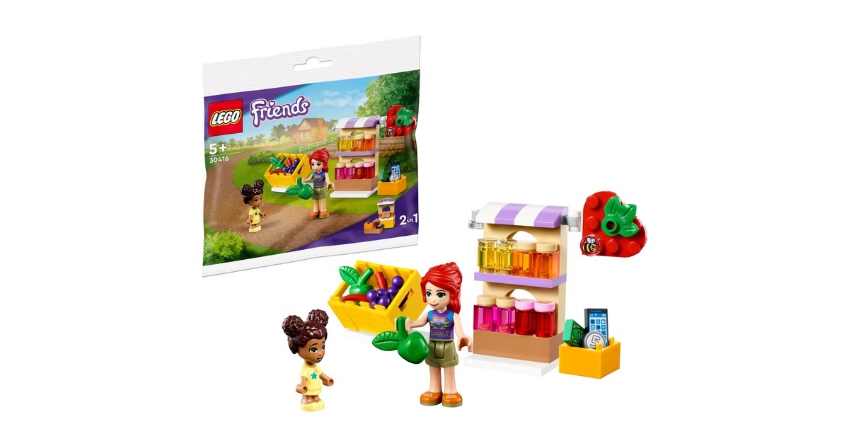 LEGO 30416 Friends Marktbude, Konstruktionsspielzeug
