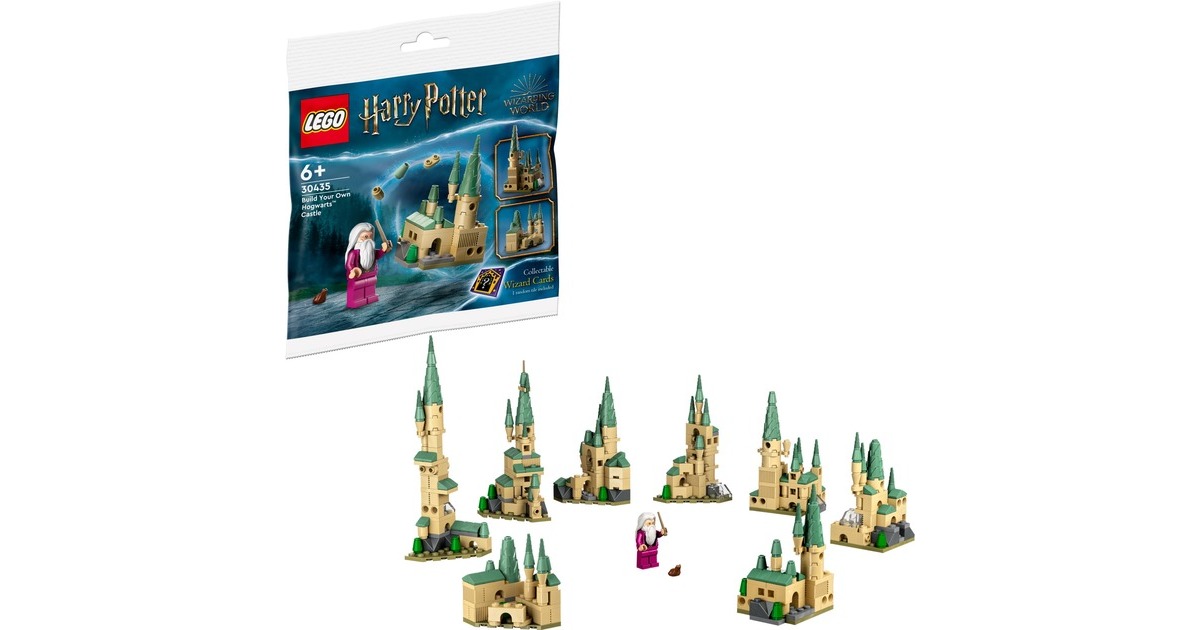 LEGO 30435 Harry Potter Baue dein eigenes Schloss Hogwarts, Konstruktionsspielzeug