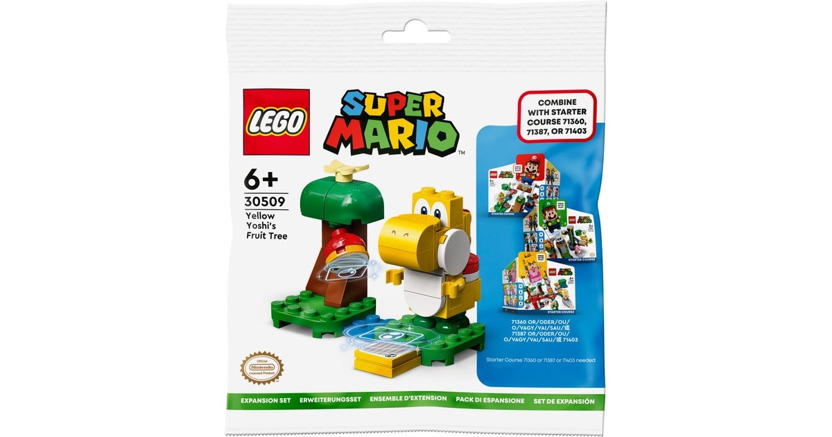 LEGO 30509 Super Mario Obstbaum des gelben Yoshi, Konstruktionsspielzeug(Erweiterungsset)