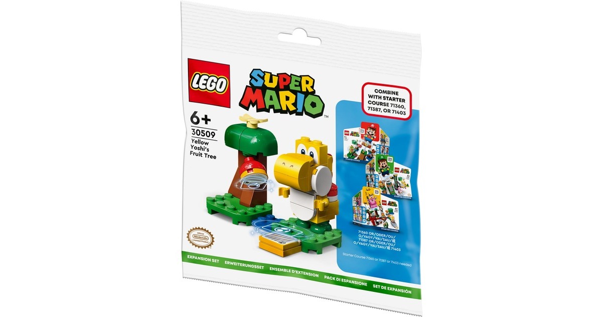 LEGO 30509 Super Mario Obstbaum des gelben Yoshi, Konstruktionsspielzeug(Erweiterungsset)