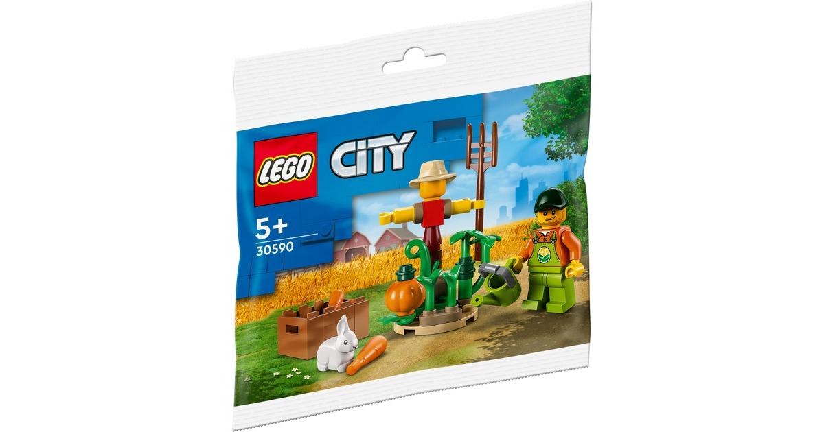 LEGO 30590 City Bauernhofgarten mit Vogelscheuche, Konstruktionsspielzeug