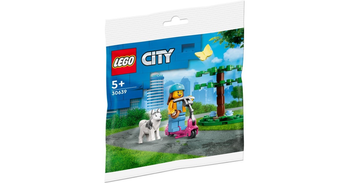 LEGO 30639 City Hundepark und Roller, Konstruktionsspielzeug