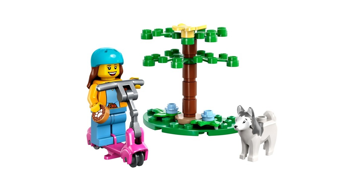 LEGO 30639 City Hundepark und Roller, Konstruktionsspielzeug
