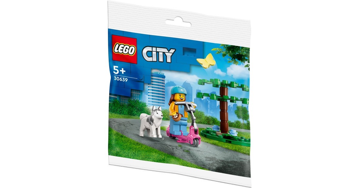 LEGO 30639 City Hundepark und Roller, Konstruktionsspielzeug