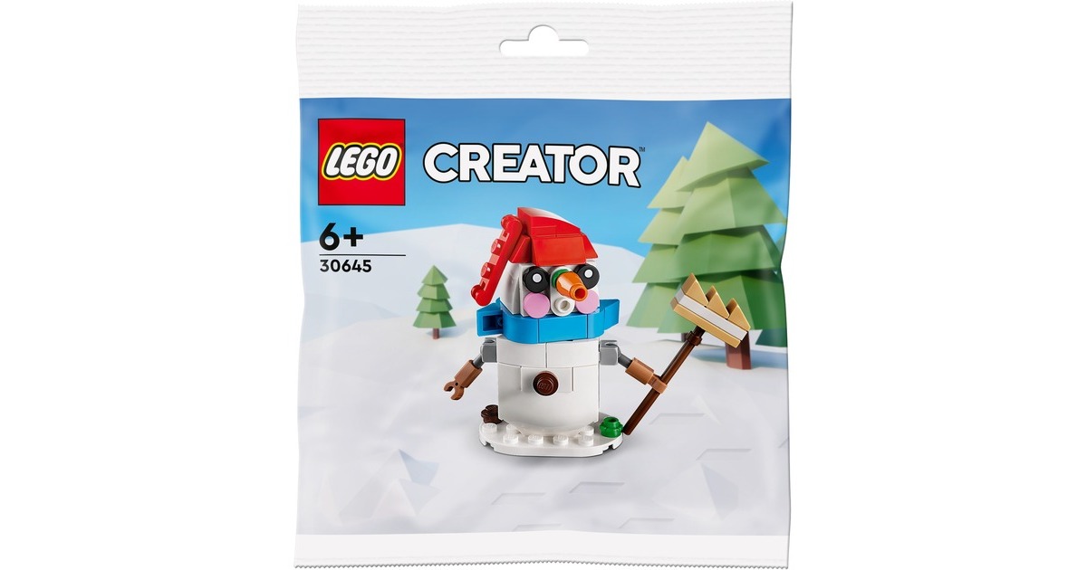 LEGO 30645 Creator Schneemann, Konstruktionsspielzeug