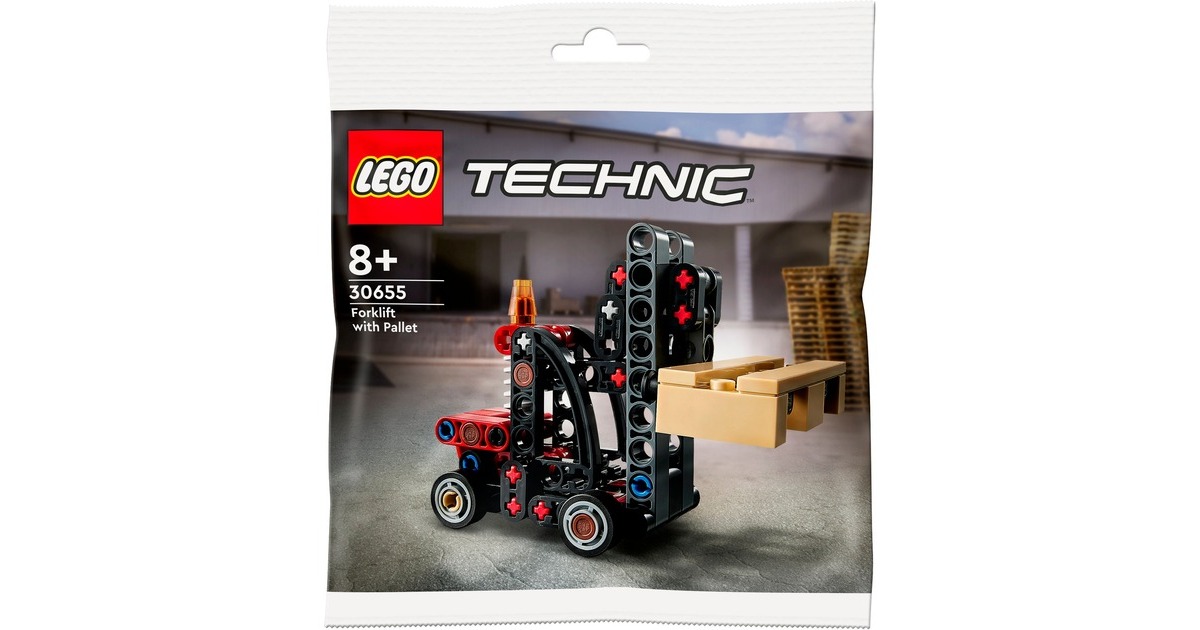 LEGO 30655 Technic Gabelstapler mit Palette, Konstruktionsspielzeug