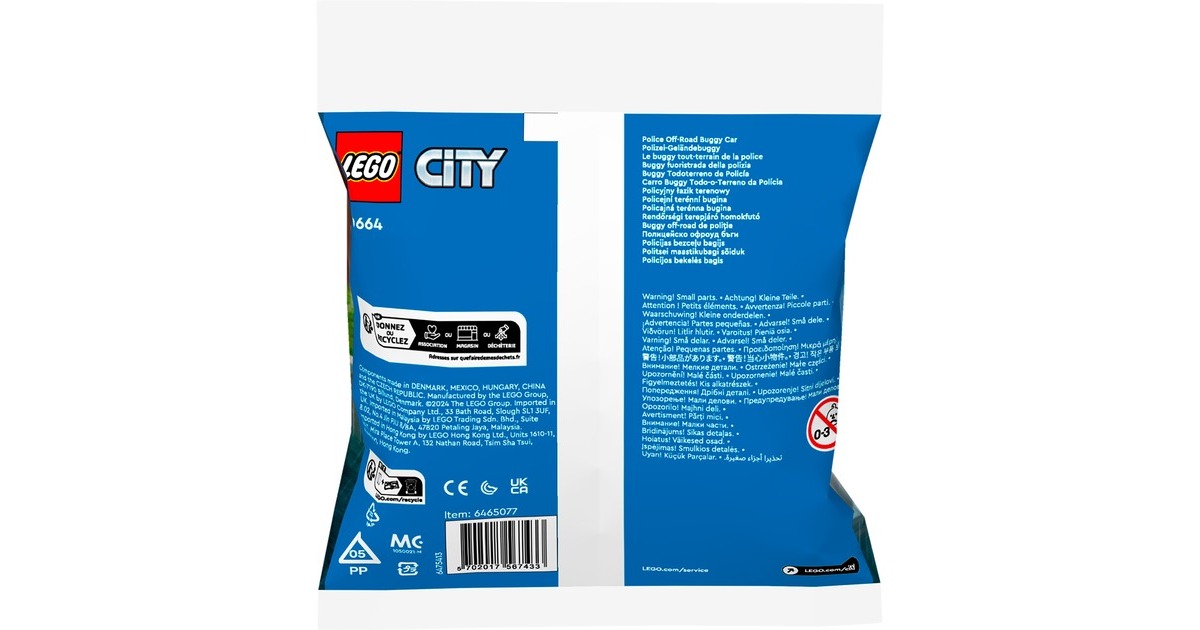 LEGO 30664 City Polizei-Geländewagen, Konstruktionsspielzeug