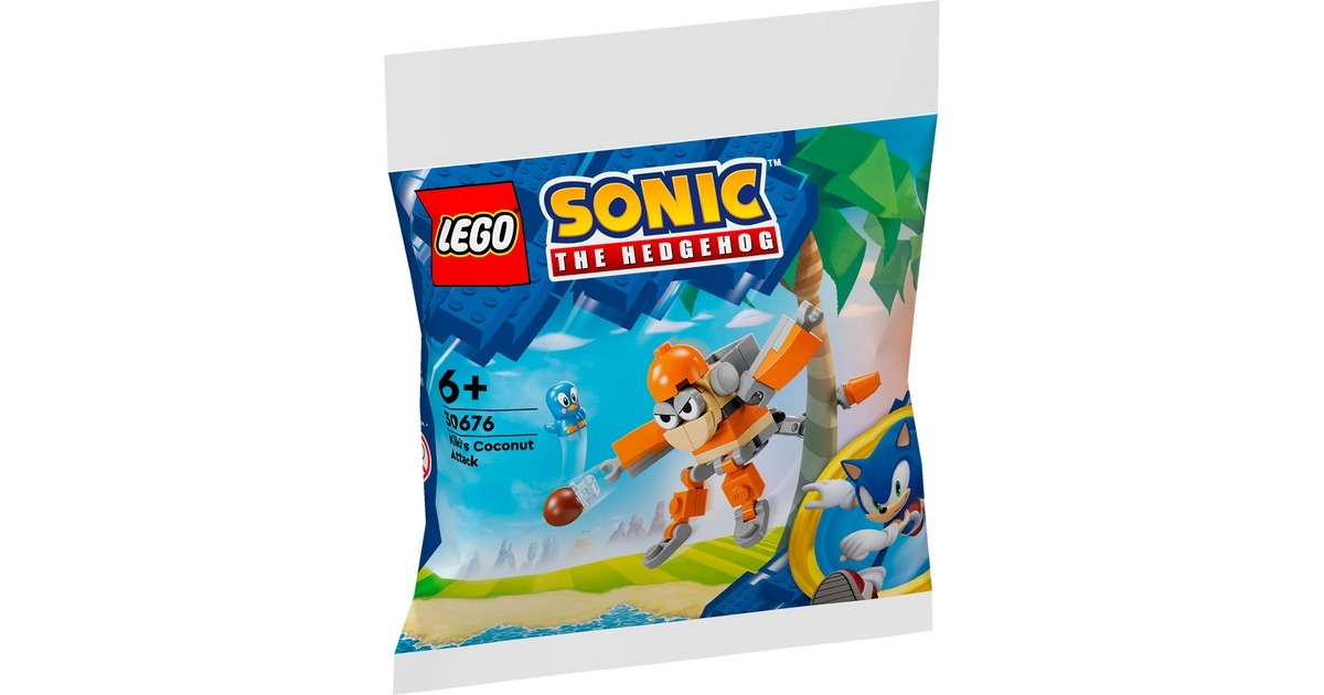 LEGO 30676 Sonic the Hedgehog Kikis Kokosnussattacke, Konstruktionsspielzeug