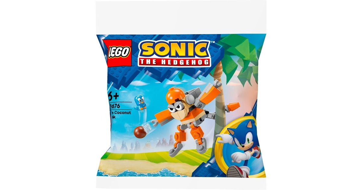 LEGO 30676 Sonic the Hedgehog Kikis Kokosnussattacke, Konstruktionsspielzeug