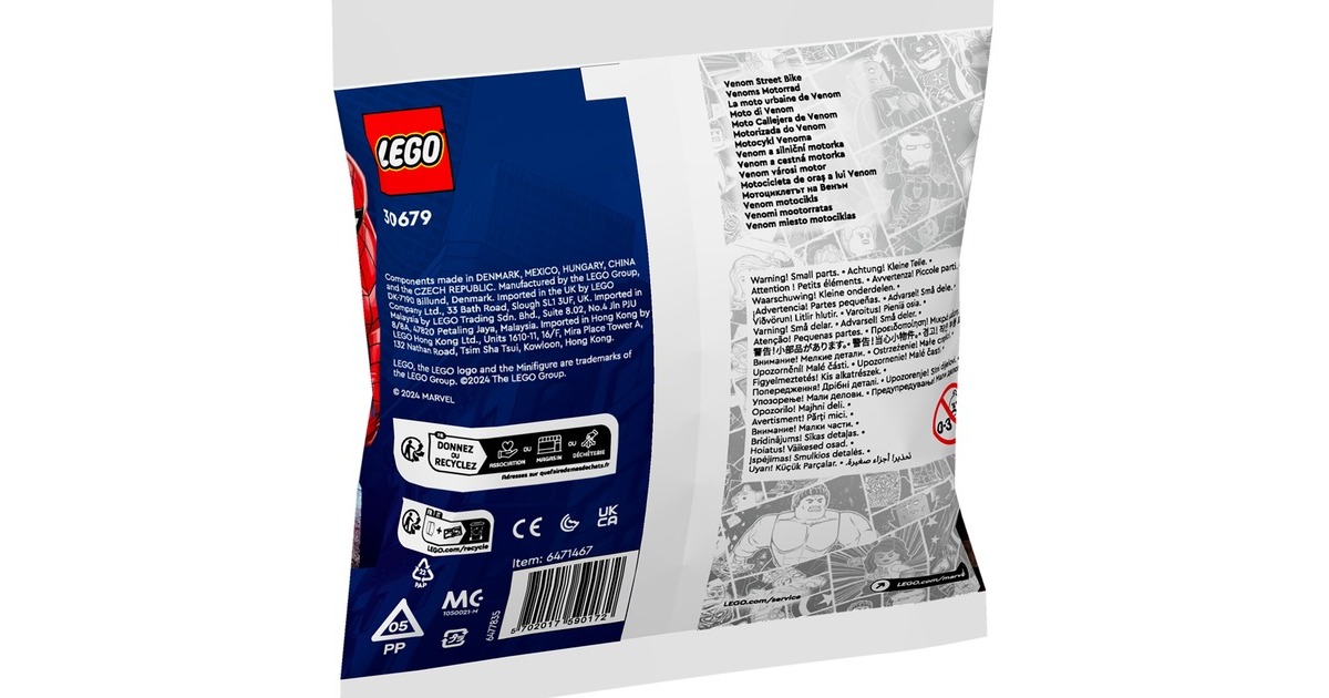 LEGO 30679 Super Heroes Venoms Motorrad, Konstruktionsspielzeug