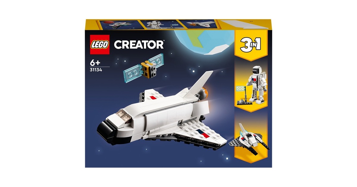 LEGO 31134 Creator 3-in-1 Spaceshuttle, Konstruktionsspielzeug