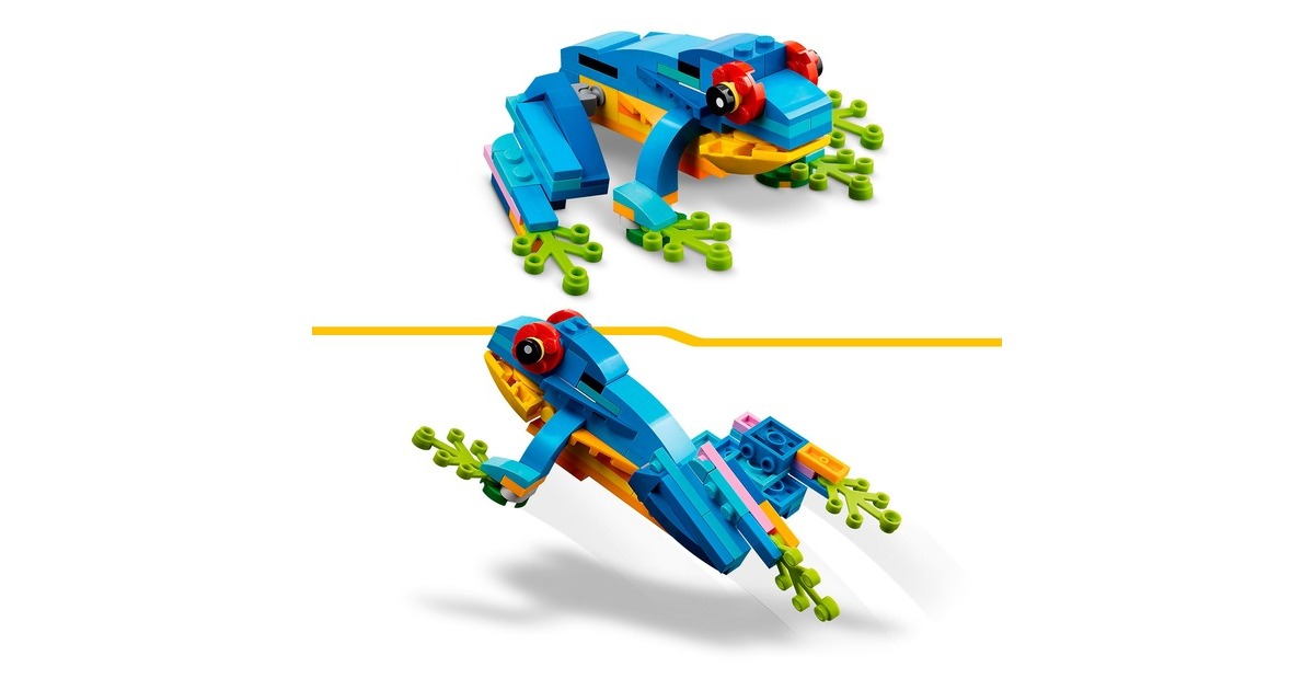 LEGO 31136 Creator 3-in-1 Exotischer Papagei, Konstruktionsspielzeug
