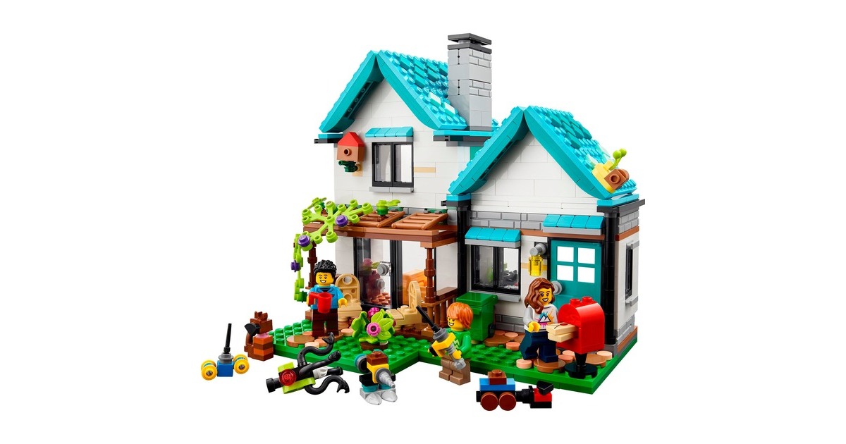 LEGO 31139 Creator 3-in-1 Gemütliches Haus, Konstruktionsspielzeug