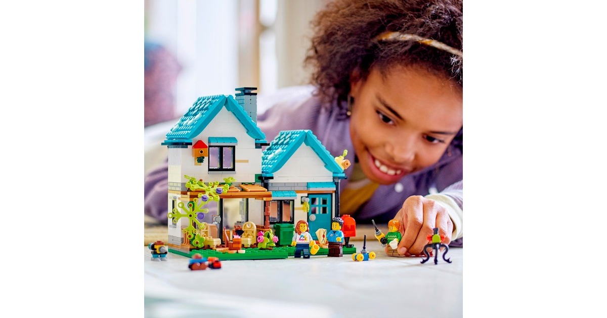 LEGO 31139 Creator 3-in-1 Gemütliches Haus, Konstruktionsspielzeug