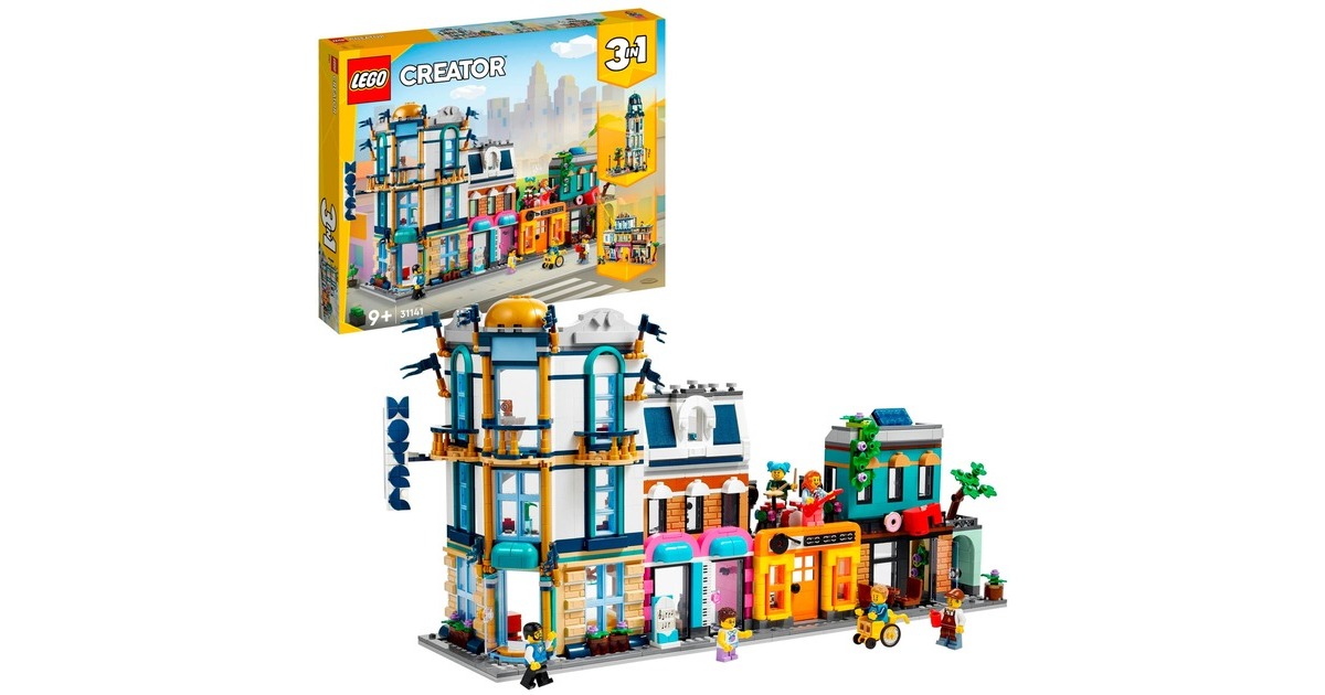 LEGO 31141 Creator 3-in-1 Hauptstraße, Konstruktionsspielzeug