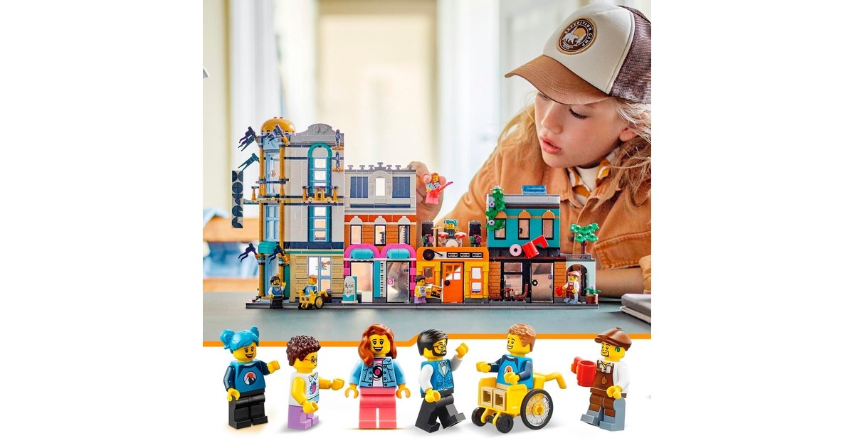 LEGO 31141 Creator 3-in-1 Hauptstraße, Konstruktionsspielzeug