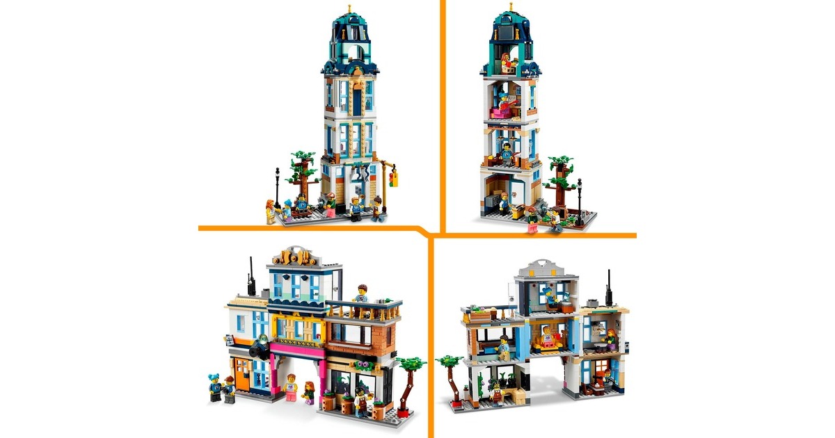 LEGO 31141 Creator 3-in-1 Hauptstraße, Konstruktionsspielzeug