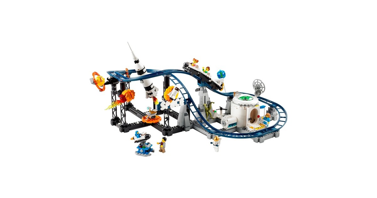 LEGO 31142 Creator 3-in-1 Weltraum-Achterbahn, Konstruktionsspielzeug