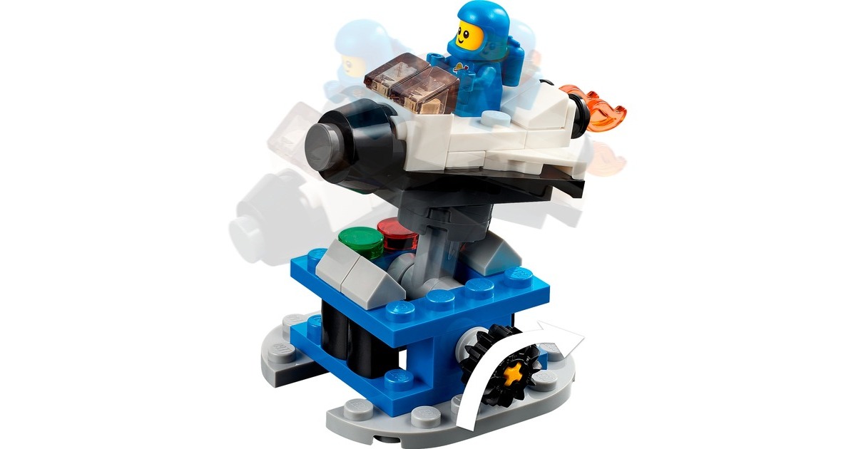 LEGO 31142 Creator 3-in-1 Weltraum-Achterbahn, Konstruktionsspielzeug