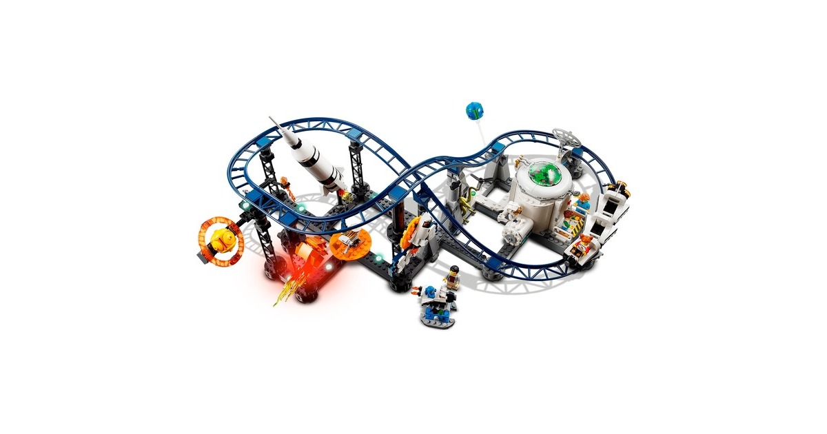 LEGO 31142 Creator 3-in-1 Weltraum-Achterbahn, Konstruktionsspielzeug
