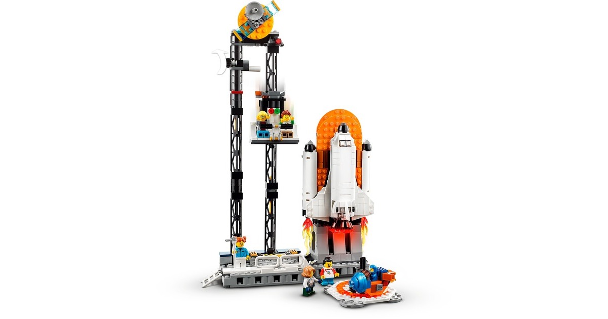 LEGO 31142 Creator 3-in-1 Weltraum-Achterbahn, Konstruktionsspielzeug