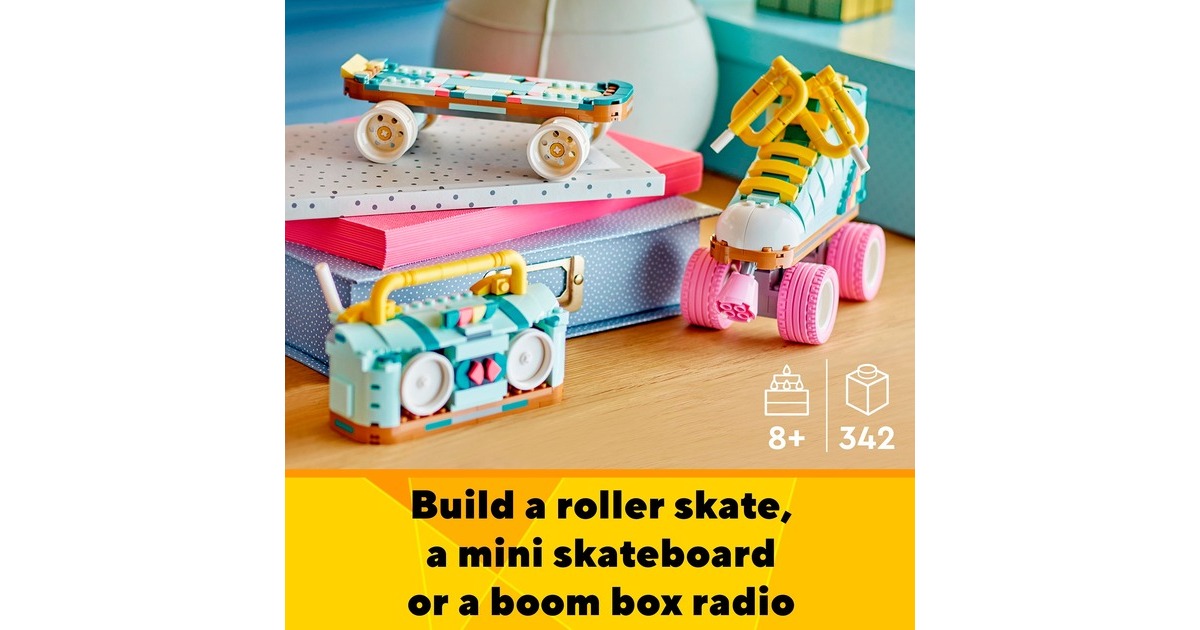 LEGO 31148 Creator 3-in-1 Rollschuh, Konstruktionsspielzeug