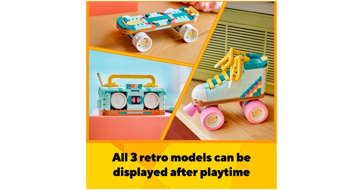 LEGO 31148 Creator 3-in-1 Rollschuh, Konstruktionsspielzeug