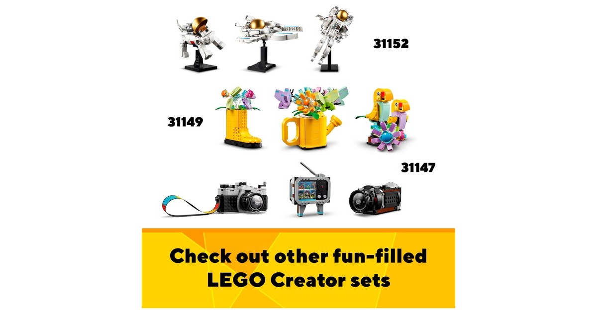 LEGO 31148 Creator 3-in-1 Rollschuh, Konstruktionsspielzeug