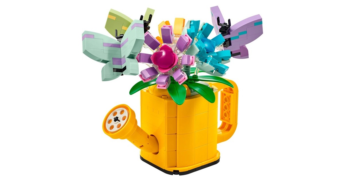 LEGO 31149 Creator 3-in-1 Gießkanne mit Blumen, Konstruktionsspielzeug
