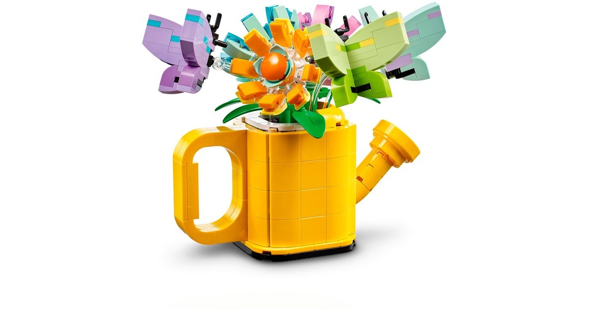 LEGO 31149 Creator 3-in-1 Gießkanne mit Blumen, Konstruktionsspielzeug