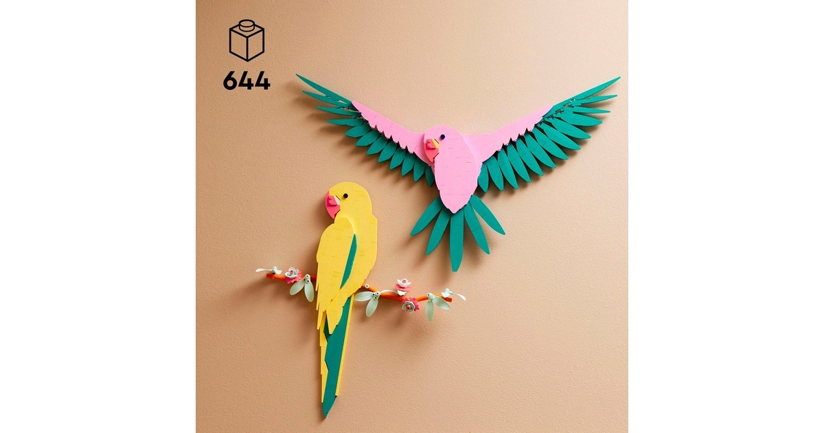 LEGO 31211 Art Die Fauna Kollektion - Aras, Konstruktionsspielzeug