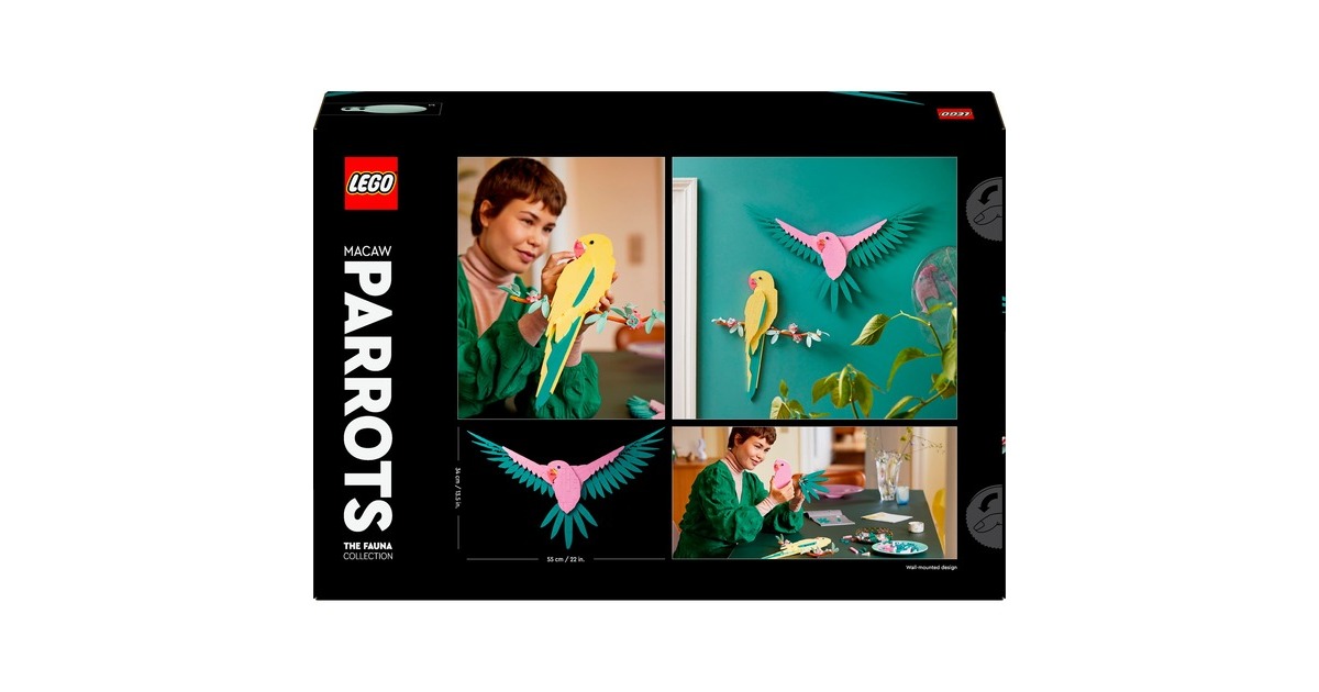 LEGO 31211 Art Die Fauna Kollektion - Aras, Konstruktionsspielzeug