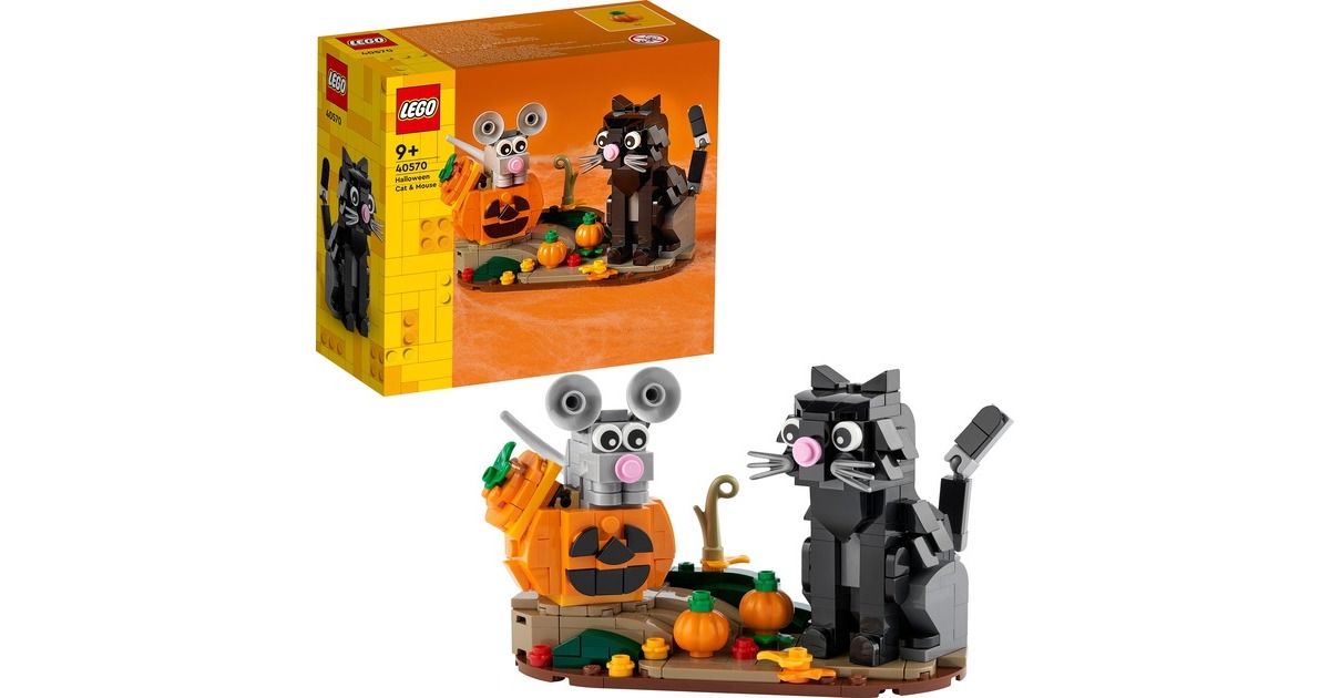 LEGO 40570 Katz & Maus an Halloween, Konstruktionsspielzeug