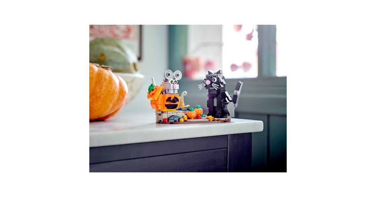 LEGO 40570 Katz & Maus an Halloween, Konstruktionsspielzeug
